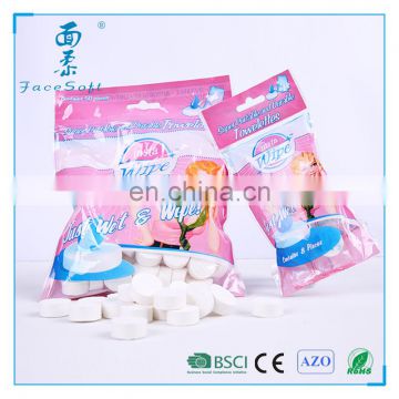 candy magic grow towels restaurant hotel disposable compressed nonwoven tissue coin wipes compressed tissue