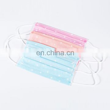 Dental hospital disposable color cartoon surgical face mask printing
