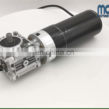 E210W Good quality 24v/48V high torque low RPM dc worm dual shaft geared brushless motor for Cultivator