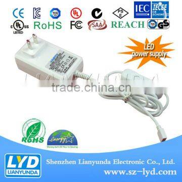 12v 2a 24W battery charger power adapter plastic shell for Network HD camera Security products