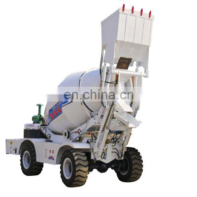 4.0 Automatic mixing car auto load mobile large capacity concrete mixer
