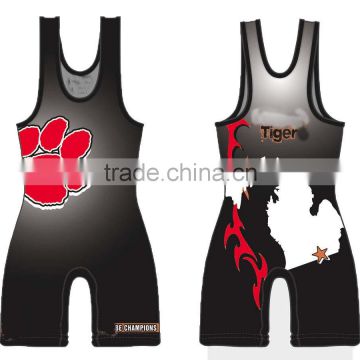 Cheap girl's sublimation wrestling singlet                        
                                                Quality Choice