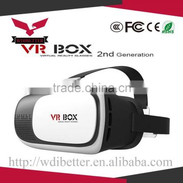 VR BOX New Control Google Cardboard 2nd Gen Virtual Reality 3D Glasses