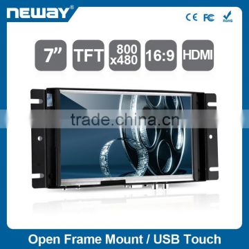7" Open Frame Touch Panel PC for Industrial Control
