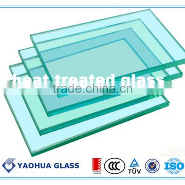 3-19mm building construction glass panel heat strengthened glass