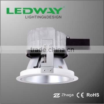 18W 6 inch COB LED down with fixed beam angle