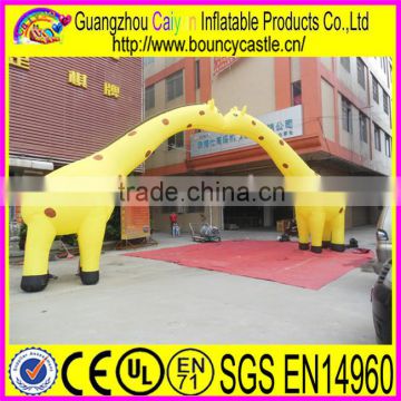 Oxford Cloth Giraffe Arch Inflatable Advertising Arch