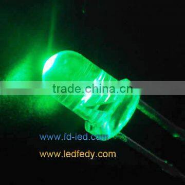 High quality 3mm Green led manufactuer CE ROHS