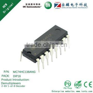 Genuine original MC74HC138ANG DIP16 Demultiplexers 2-6V