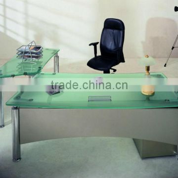 BLUE TEMPERED GLASS COFFEE TABLE CTK-023