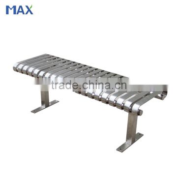 stainless steel park bench seat