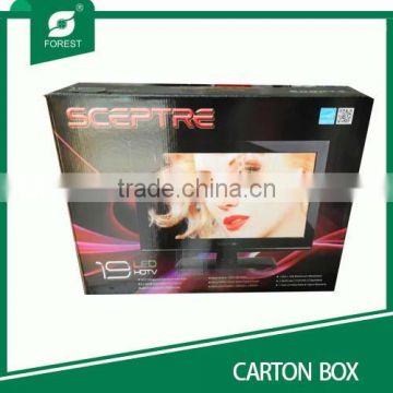 Corrugated paper televison carton box packaging box for TV