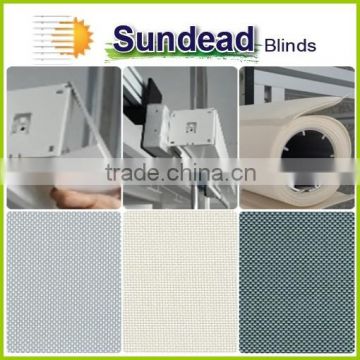 Custom made sun shade heavy-duty 38mm roller blinds with sunscreen fabric