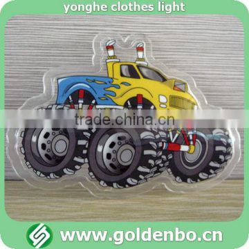 Tractor pattern PVC led clothes apparel light