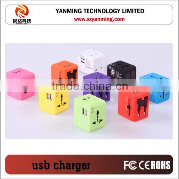 Universal 6 usb ports wall charger	rose shape car charger