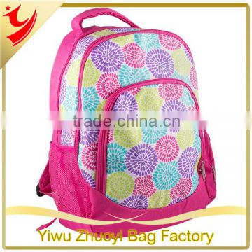 Colorful Reinforced Water Resistant Backpack Adjustable Padded Shoulder Straps