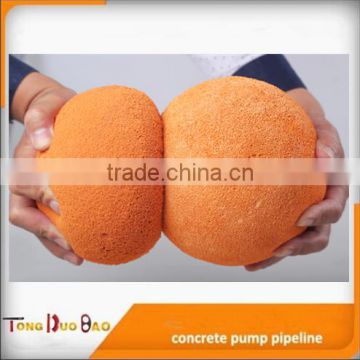 DN125 concrete pump pipe clean out sponge ball for putzmeister and schwing concrete pump pipeline