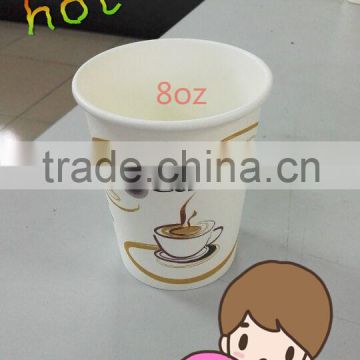 Best quality disposable single wall coffee paper cup
