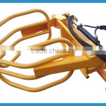 2015 new design hydraulic hay gripper/ bale gripper for front wheel loader