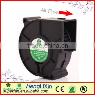 75mm blower fan 12v, small ventilation fan with factory competitive price