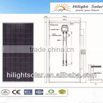 Solar Energy 280w Poly Solar Panel TUV Good Price