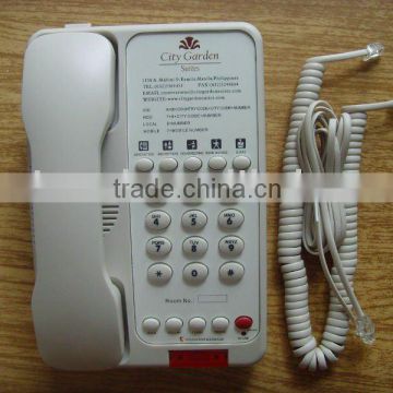 Hotel telephone for guest room (1 line or 2 lines)