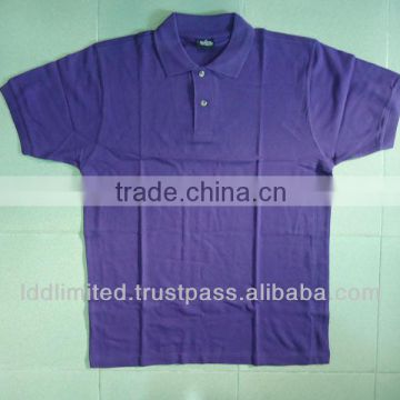 Basic Polo Shirt in Blue Color