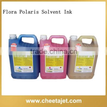 Vibrant color fast drying flora solvent ink for spectra polaris512 15pl 35pl print head