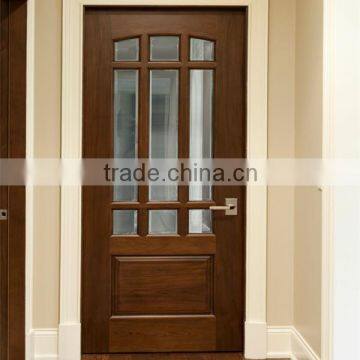 Interior wooden glazed glass panel door