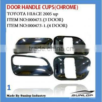 #000473 chrome door handle cups for toyota hiace