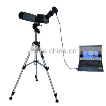 F5000D-80ZM2060 ED lens digital spotting scope equipped with USB camera and professional imaging software of Future Win Joe