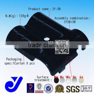 JY-30|Metal clamp for industrial pipe rack|Electrophoresis pipe fittings|Nickel plated metal joint for trolley