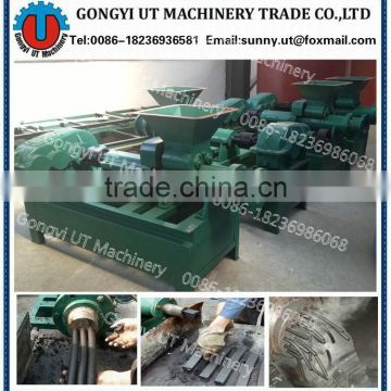 UT-MJ Coal charcoal strip/stick extruder machine, charcoal coal briquette machine