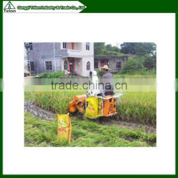 Half-feed self-walking mini reaper binder-mini rice combine harvester