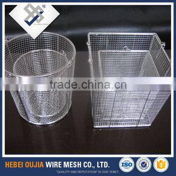 stainles steel metal wire mesh basket with lids china seller