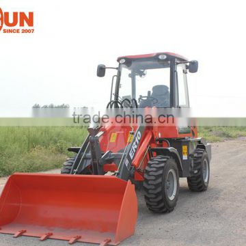 Qingdao Everun Brand ER10 Small Front End Loader, Mini Excavator With Pallet Forks