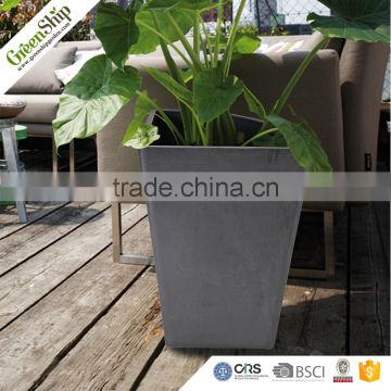balcony flower pots/Plastic Garden Planter/ Recyclable/20 years/new design/UV protection