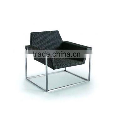 stainless steel chair wicker furniture