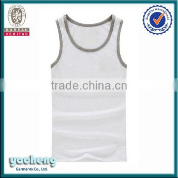 china manufacturer custom plain white mens wholesale blank tank top