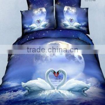 China Made Polyester Digital Printed Sale New Bed Sheet /bedspread Design