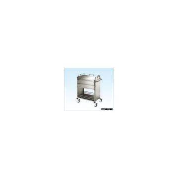 Stainless steel trolley for emergency F-9  medical trolley