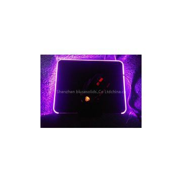 colorful Led Mouse pad customizable Logo Abs mouse pad