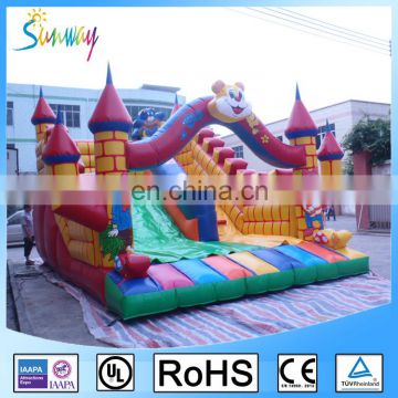 Commercial Inflatable Princess Castle Bouncer with Slide Inflatable Jumping Slide Castle