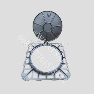 high quality Cast and Forged Heavy Duty D400 Manhole Cover and Frame