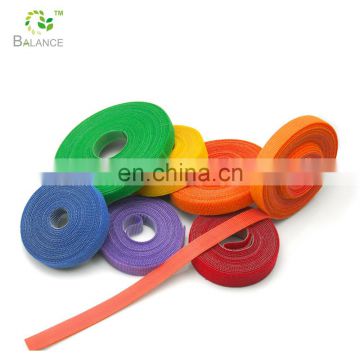 Cable holder colorful hook and loop cable tie Nylon soft hook loop cable tie