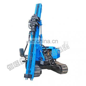 full hydraulic highway guardrail pile driver integrated with drill function