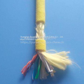 Pure Copper With Sheath Color Yellow Rov Umbilical Cable Precise Rov Cable