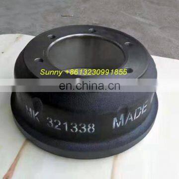 Light Truck rear parts bus brake drum mk321338 for Canter