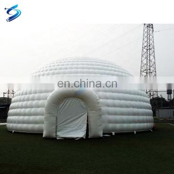 Portable and movable inflatable dome pavilions,large inflatable marquee igloo tent for outdoor exhibition events