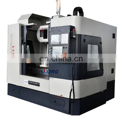 3/4th Axis siemems fanuc control cnc industrial steel vertical milling machine type V65 machining cener price china